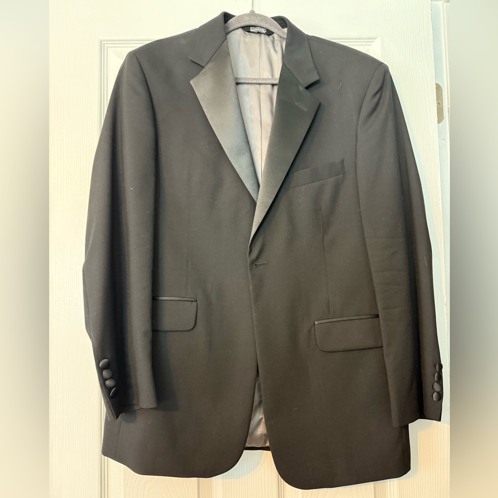 Men's Black Tuxedo with Satin Lapel